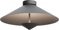 LED Deckenlampe dimmbar 2200-2700K Schwarz-Nickel...