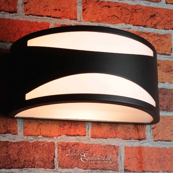 Applique murale dextérieur noire en aluminium LIMNOS