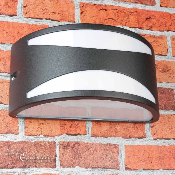 Applique murale dextérieur noire en aluminium LIMNOS