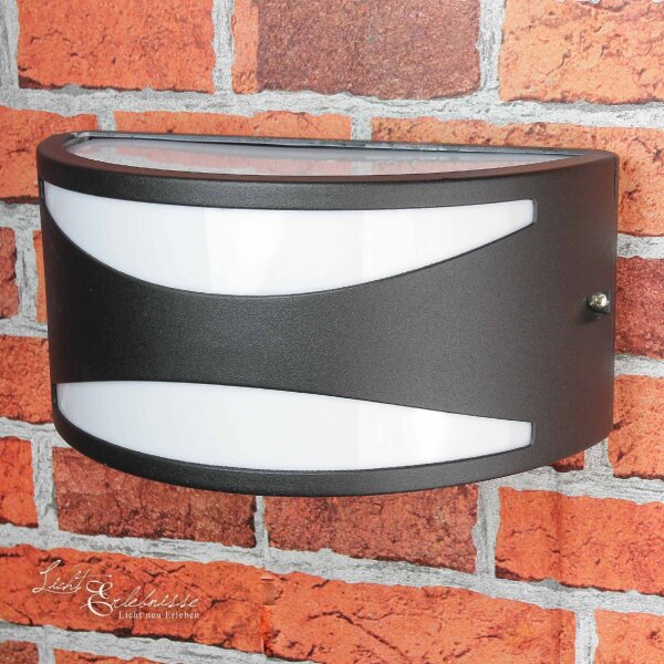 Applique murale dextérieur noire en aluminium LIMNOS