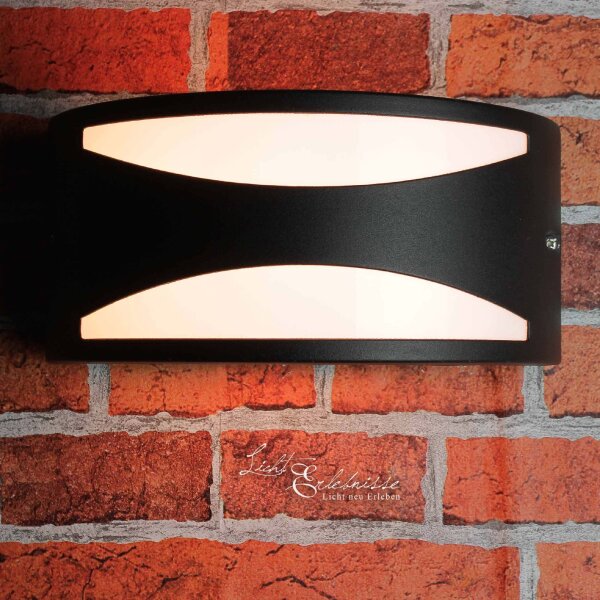 Applique murale dextérieur noire en aluminium LIMNOS