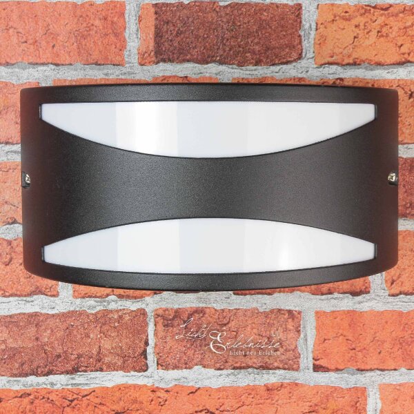 Applique murale dextérieur noire en aluminium LIMNOS