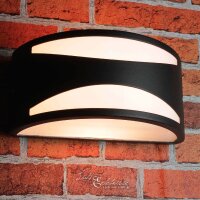 Applique murale dext&eacute;rieur noire en aluminium LIMNOS