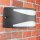 Applique murale dextérieur noire en aluminium LIMNOS