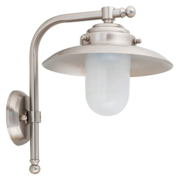 Applique murale Lanterne dextérieur Nickel laiton véritable IP64