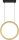 LED Pendelleuchte dimmbar 2700K Schwarz Gold L:50 cm