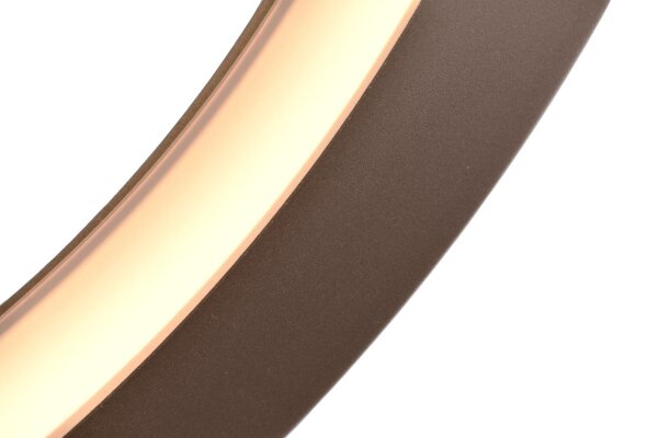 LED Pendelleuchte dimmbar 2700K Schwarz Kakao L:70 cm