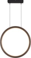 LED Pendelleuchte dimmbar 2700K Schwarz Kakao L:70 cm