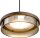 LED Hängelampe dimmbar 2200-2700K Glas Kakao B:16 cm