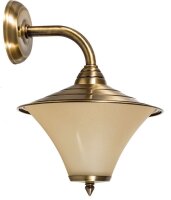 Applique en laiton Verre Abat-jour Rustique Porte...