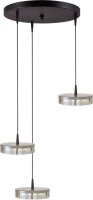 LED H&auml;ngelampe dimmbar 2200-2700K Gold Nickel B:35 cm