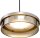 LED Hängelampe dimmbar 2200-2700K Gold Nickel B:35 cm
