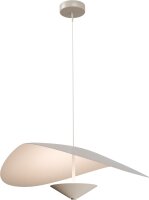 LED H&auml;ngelampe dimmbar Alu 2200-2700K Beige...