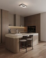LED Deckenlampe indirekt dimmbar 2200-2700K Schwarz