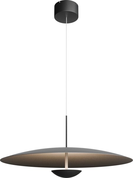 LED Pendelleuchte dimmbar 2200-2700K Schwarz Ø60 cm