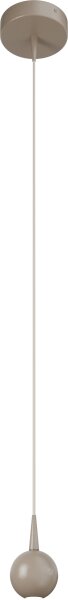 LED Pendelleuchte dimmbar 2200-3000K Beige Ø6 cm