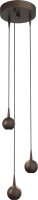 LED H&auml;ngelampe dimmbar 2200-3000K Kakao L:17 cm Kugel