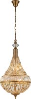Kronleuchter Kristallglas Gold E14 &Oslash;45 cm antik klar
