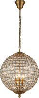 H&auml;ngelampe Kristallglas Gold E14 &Oslash;50 cm antik...