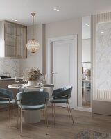 Hängelampe Kristallglas Gold E14 Ø50 cm antik...