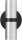 Wandleuchte Up Down Schwarz Nickel GU10 H:18,8 cm