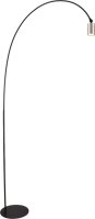 Bogenlampe Schwarz Nickel Metall GU10 H:192 cm XXL