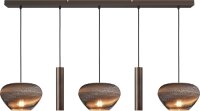 H&auml;ngelampe Karton Kakao Natur E27 GU10 L:130 cm