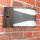 Applique murale moderne extérieure or noir en aluminium
