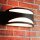 Applique murale moderne extérieure or noir en aluminium