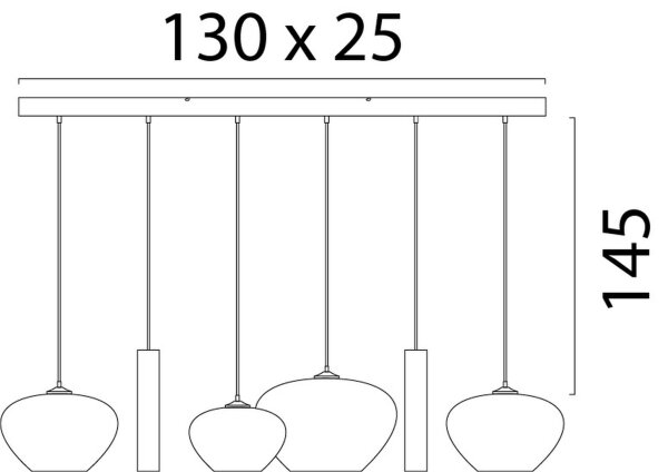 Pendelleuchte Karton Kakao Natur E27 GU10 L:130 cm