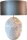 Tischlampe Keramik Stoff Wei&szlig; Anthrazit E27 H:74 cm