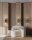 Wandlampe Up Down Schwarz Messing GU10 T:9 cm antik