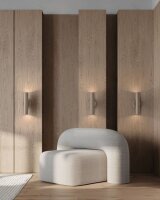 Wandleuchte indirekt Up Down Beige GU10 B:5,4 cm rund