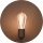 Wandleuchte indirektes Licht Kakao E27 H:30 cm rund