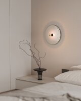Wandlampe indirekt Terra Beige E27 H:39 cm rund