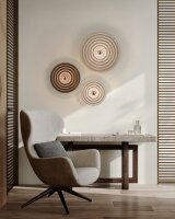 Wandleuchte indirekt blendarm Terra Beige E27 B:35 cm