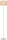 Stehlampe Stoff Perlweiß Natur hell E27 H:155 cm