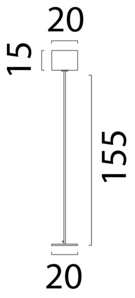 Stehlampe blendarm Stoff Perlweiß Ecru E27 H:155 cm