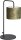 Tischlampe Stoffschirm Metall Schwarz E27 H:51,4 cm