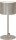 Nachttischlampe Stoff Beige E27 H:30 cm gemütlich