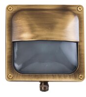 Applique extérieure laiton carré IP64 OROPOS