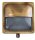 Applique ext&eacute;rieure laiton carr&eacute; IP64 OROPOS