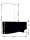 Suspension Abat-jour Noir Blanc Tissu rond Ø50cm
