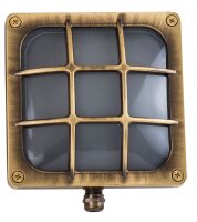 Lampe dextérieur robuste laiton IP64 plat escalier...