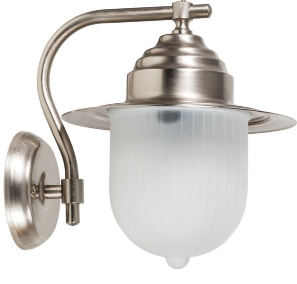 Applique murale dextérieur en nickel laiton véritable PEONIA