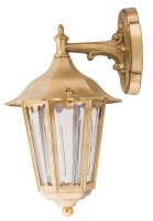 Applique ext&eacute;rieure laiton IP43 terrasse cour antique