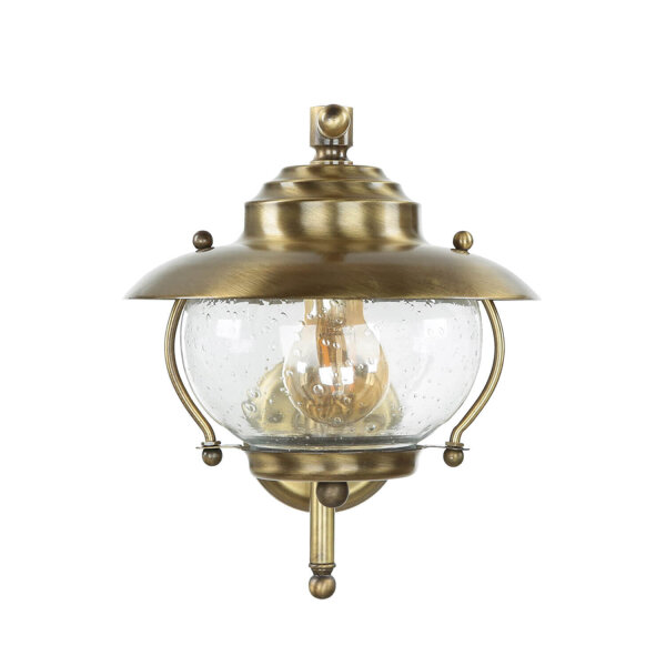 Lampe dextérieur terrasse en laiton antique PYRGOS