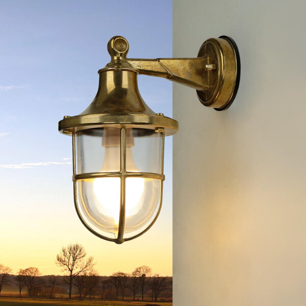 Applique extérieure laiton porte dentrée Maritim IP64