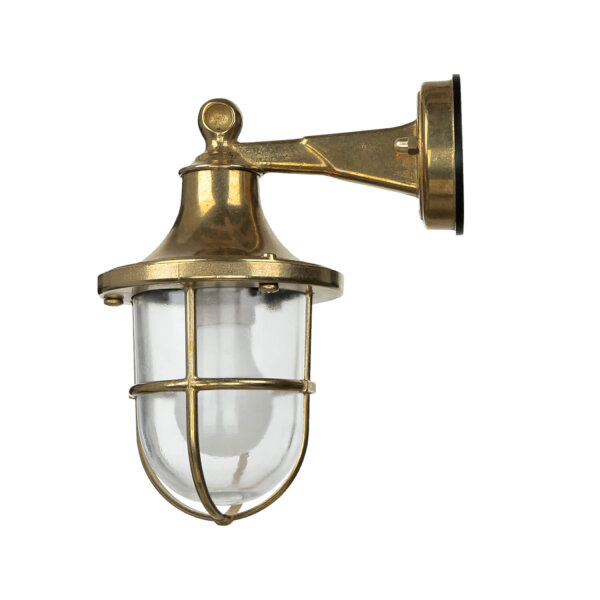 Applique extérieure laiton porte dentrée Maritim IP64