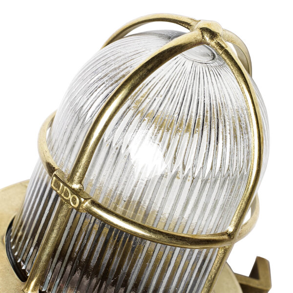 lampe dextérieur SANTORIN laiton véritable grille abat-jour
